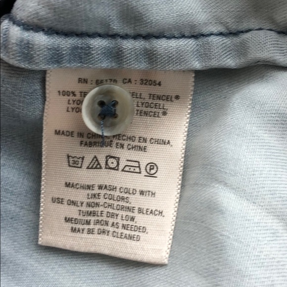 SOLD! Free People denim multicolor top/dress. NWT! - Picture 4 of 5